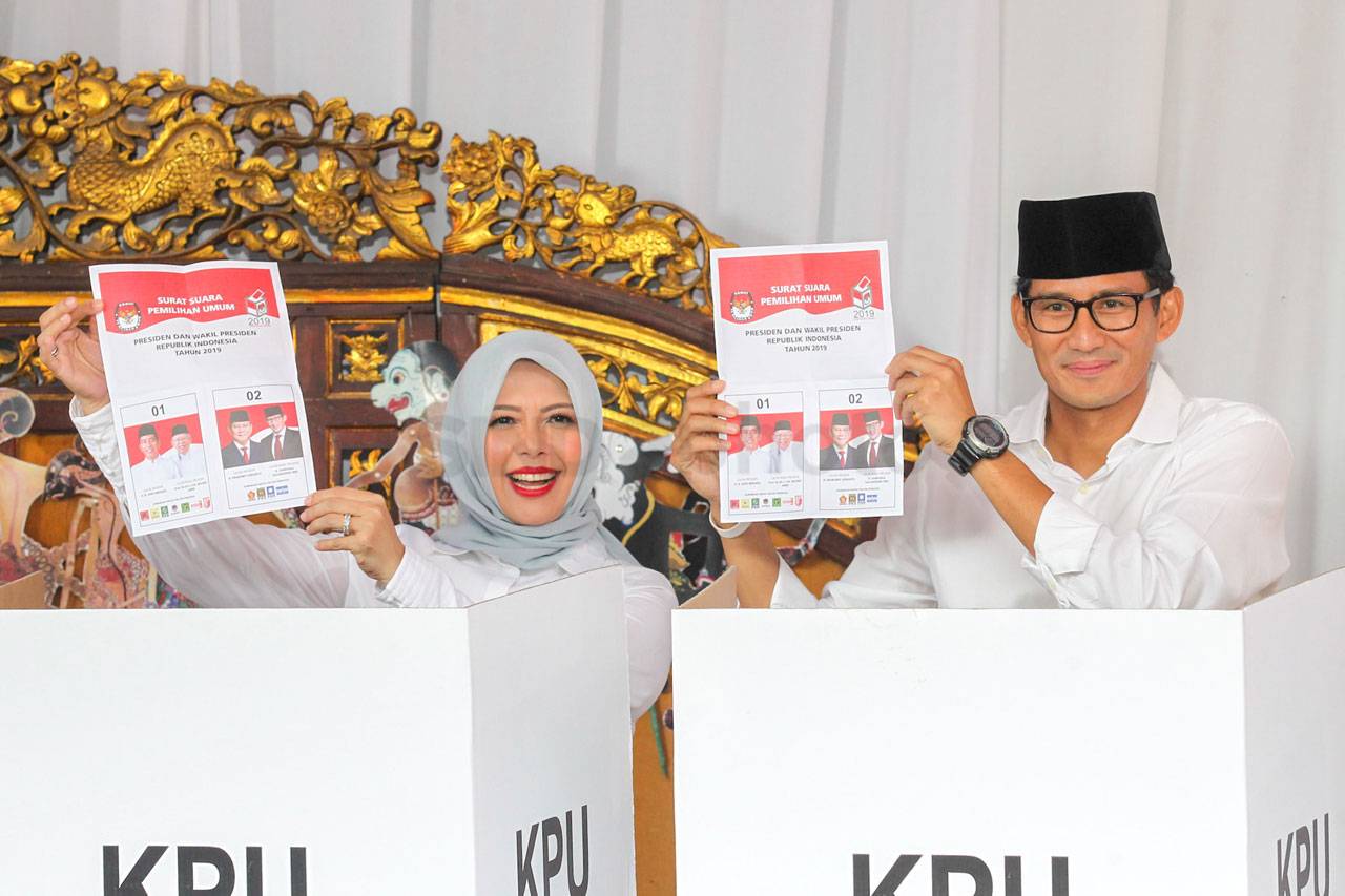 Cawapres Sandiaga Uno...