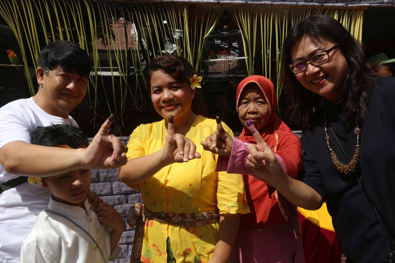 Warga Antusias Nyoblos...