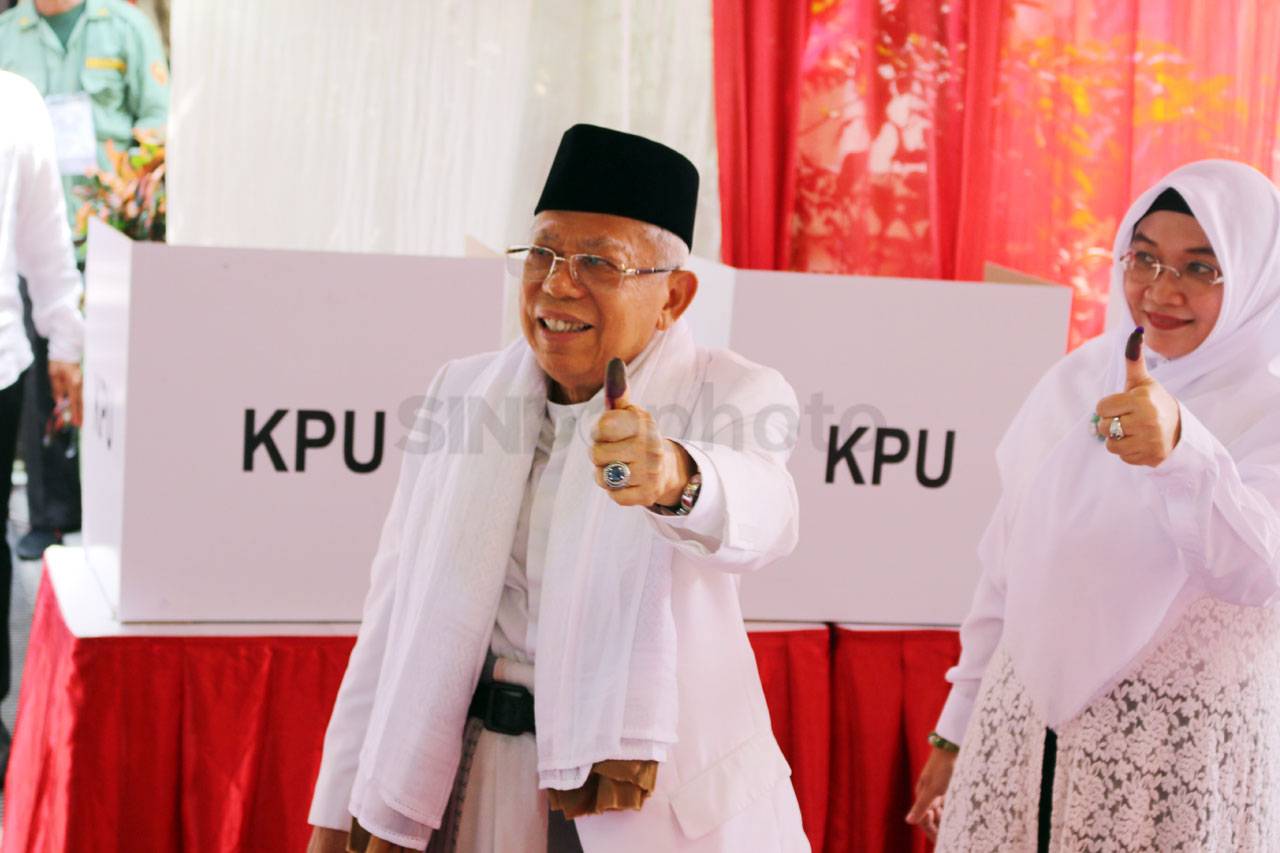 Cawapres Maruf Amin...