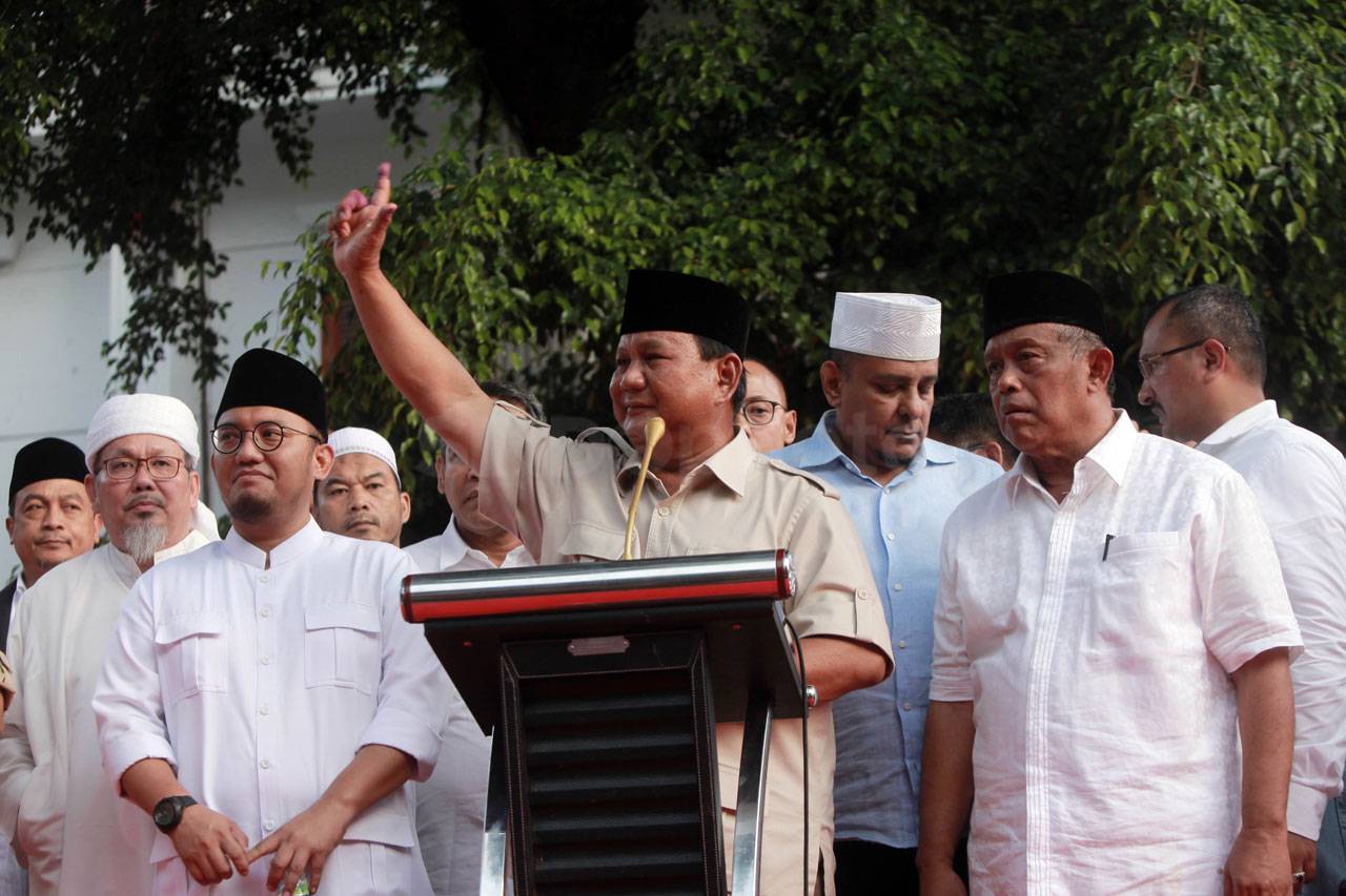 Prabowo Ajak Pendukungnya...