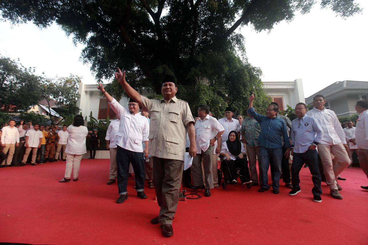 Prabowo Ajak Pendukungnya...