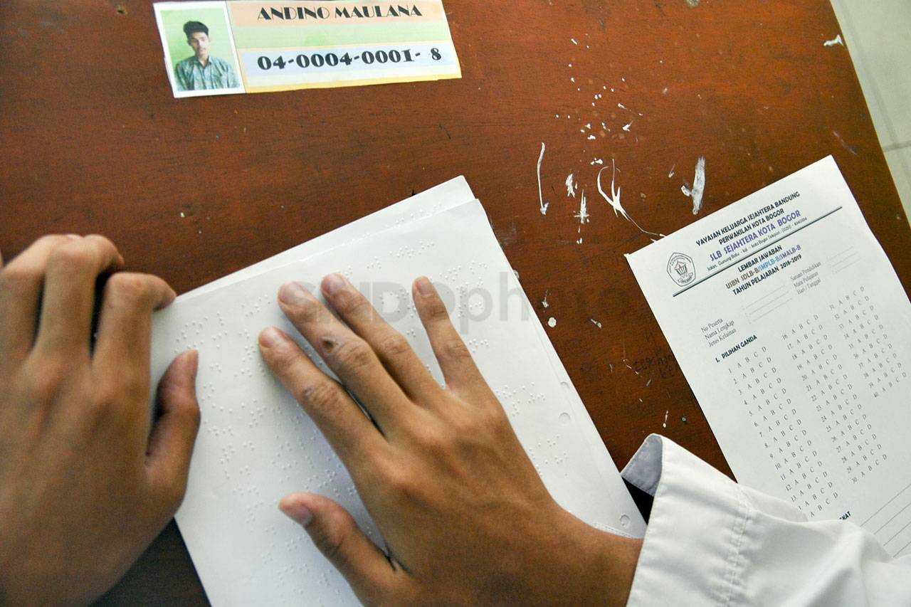 Siswa Tunanetra Ikuti...
