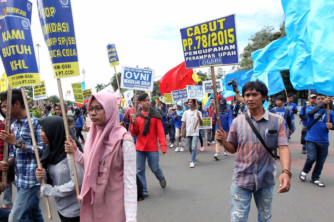 Peringati May Day, Ribuan...