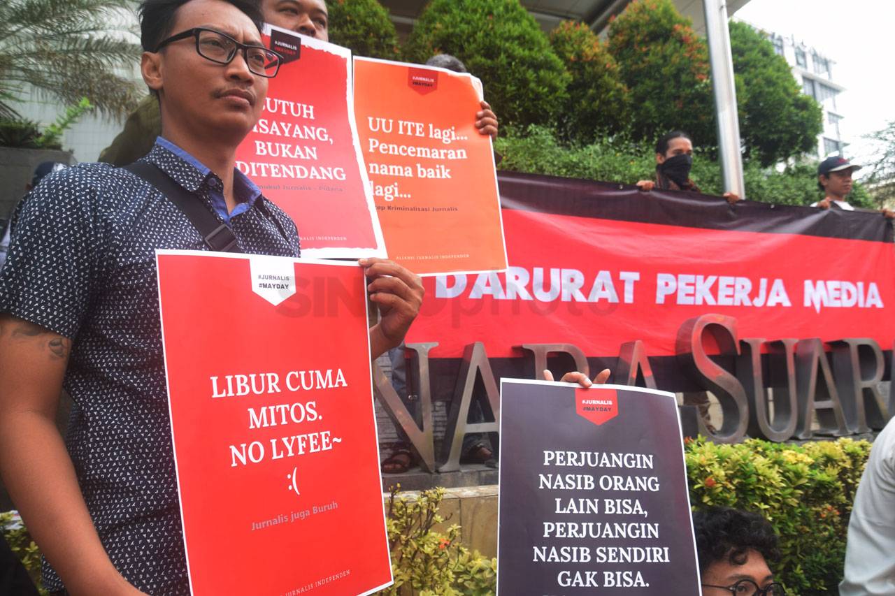 Pekerja Media Semarang...