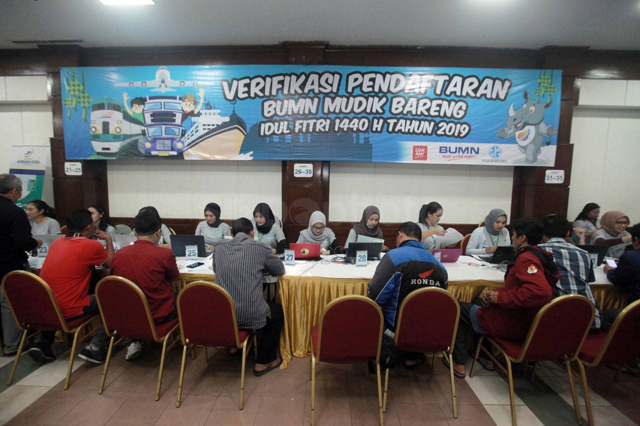 Verifikasi Peserta Mudik...