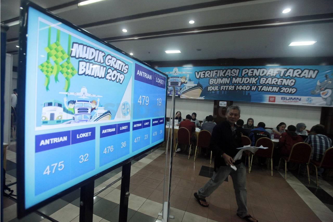 Verifikasi Peserta Mudik...