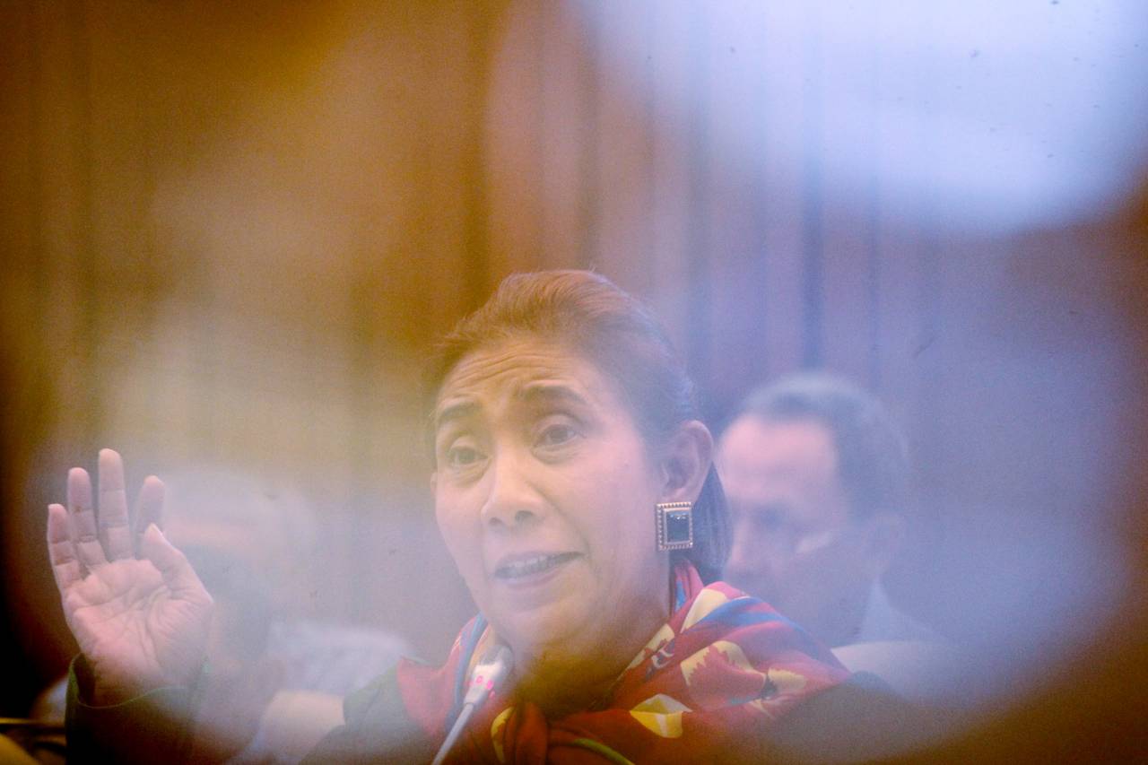 Menteri KKP Susi Pudjiastuti...