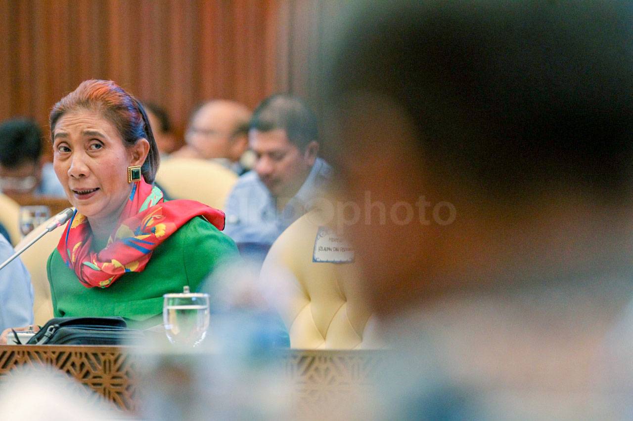 Menteri KKP Susi Pudjiastuti...