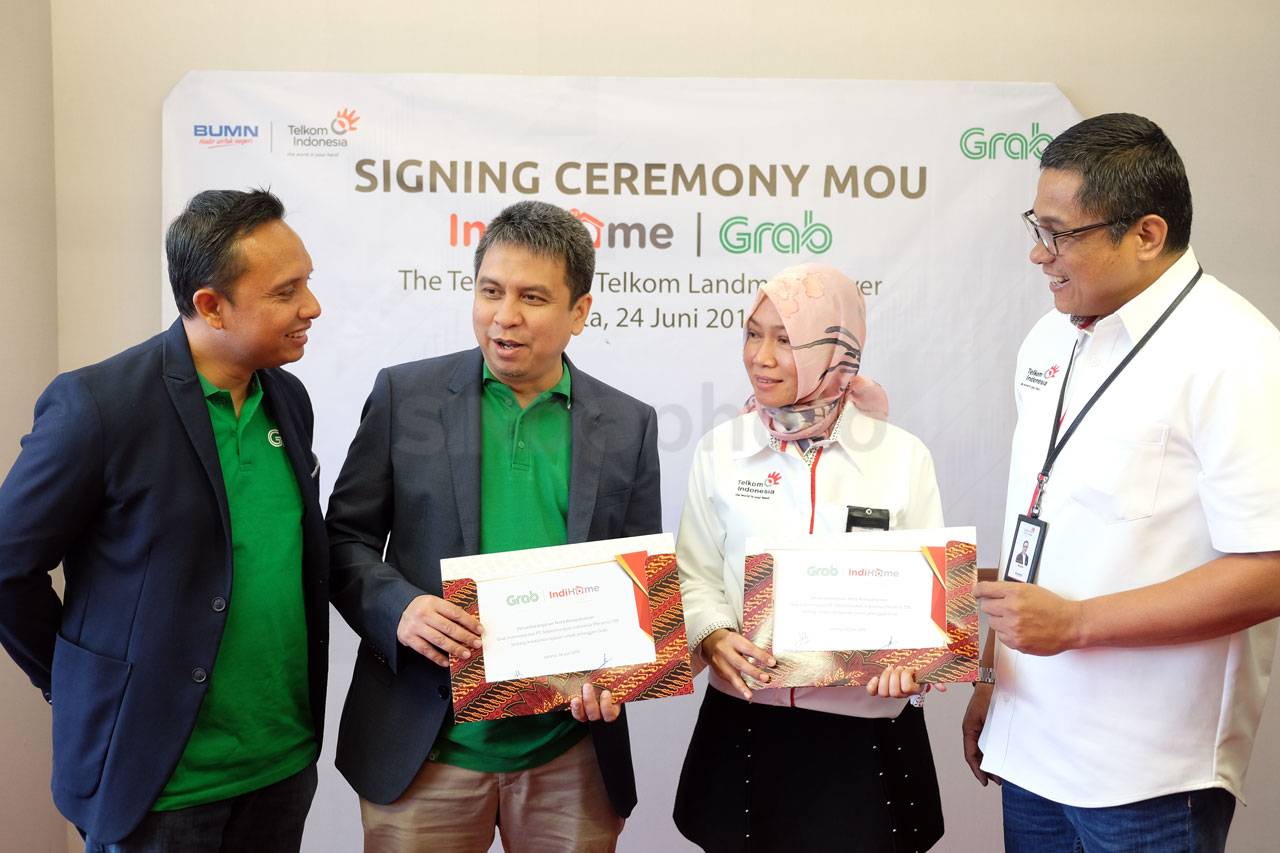 Telkom dan Grab Jalin...