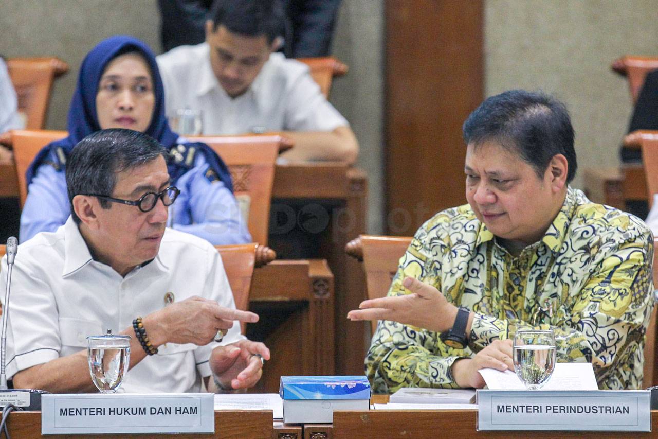 Menkumham, Menperin...