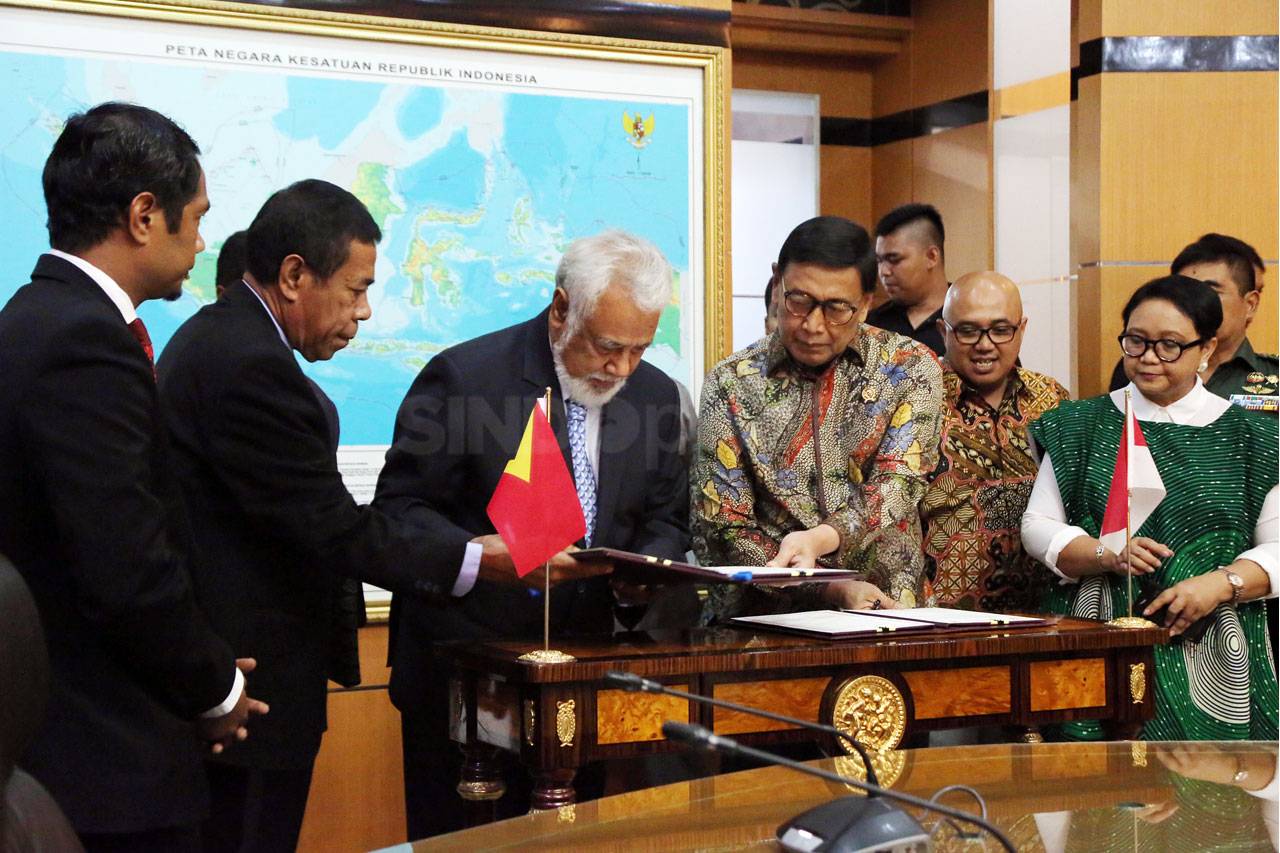 RI dan Timor Leste Tandatangani...
