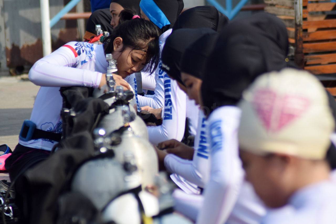 Persiapan Penyelam Polda...