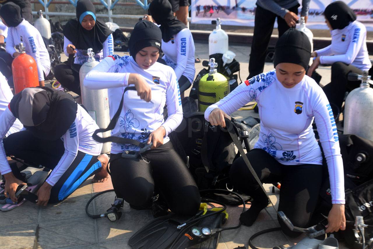 Persiapan Penyelam Polda...