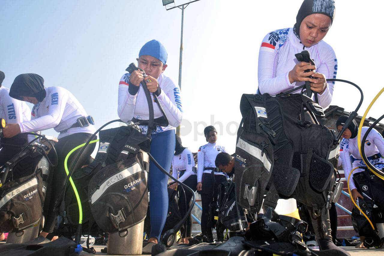 Persiapan Penyelam Polda...