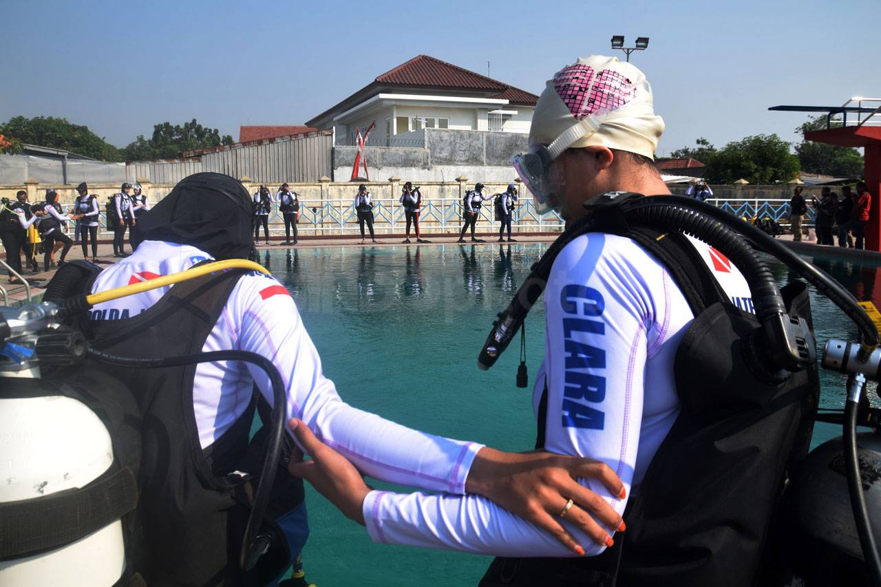 Persiapan Penyelam Polda...