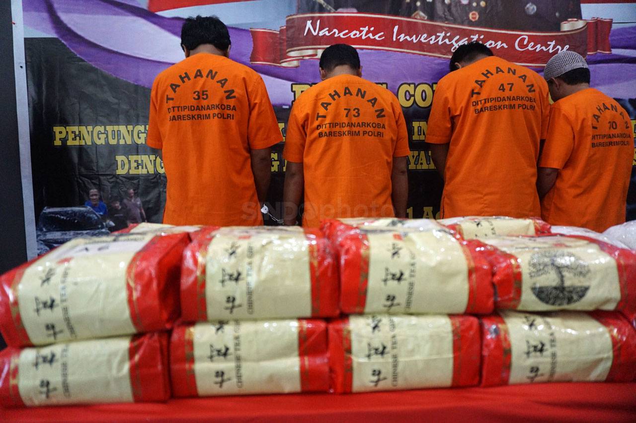 Polri Amankan 43 Kg...
