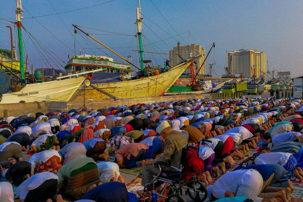 Suasana Salat Idul Adha...