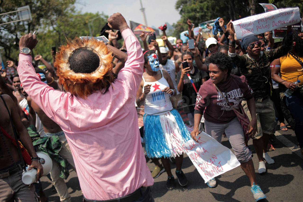Mahasiswa Papua Gelar...