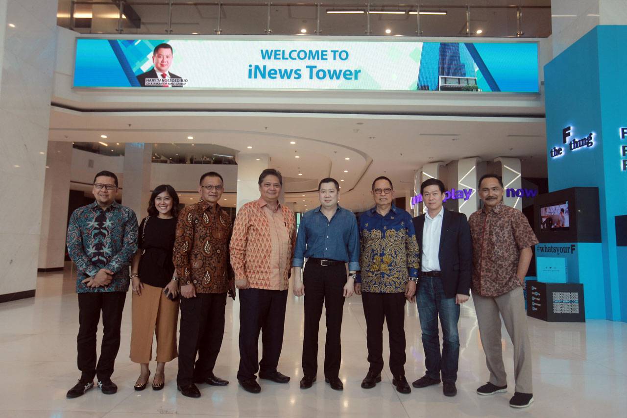 Kunjungi MNC, Ketum...