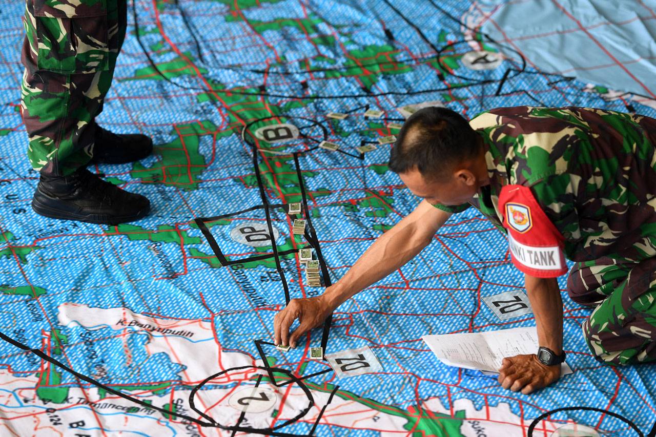 Kapal Perang dan Helikopter...