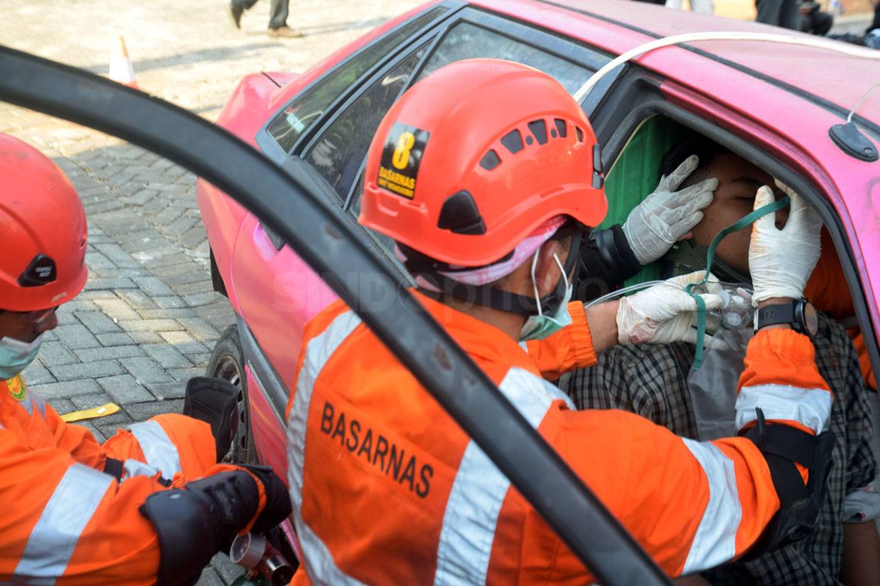 Basarnas Gelar Simulasi...