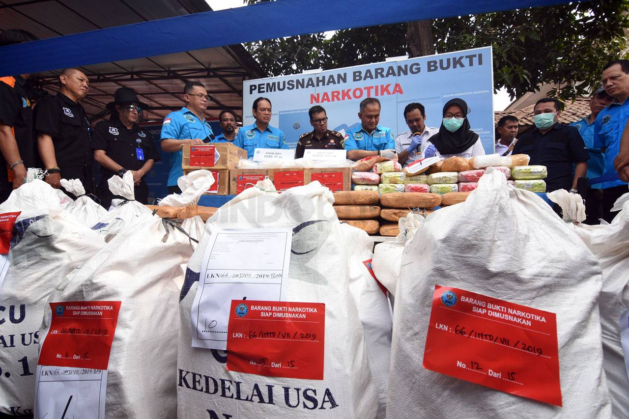 BNN Musnahkan Barang...