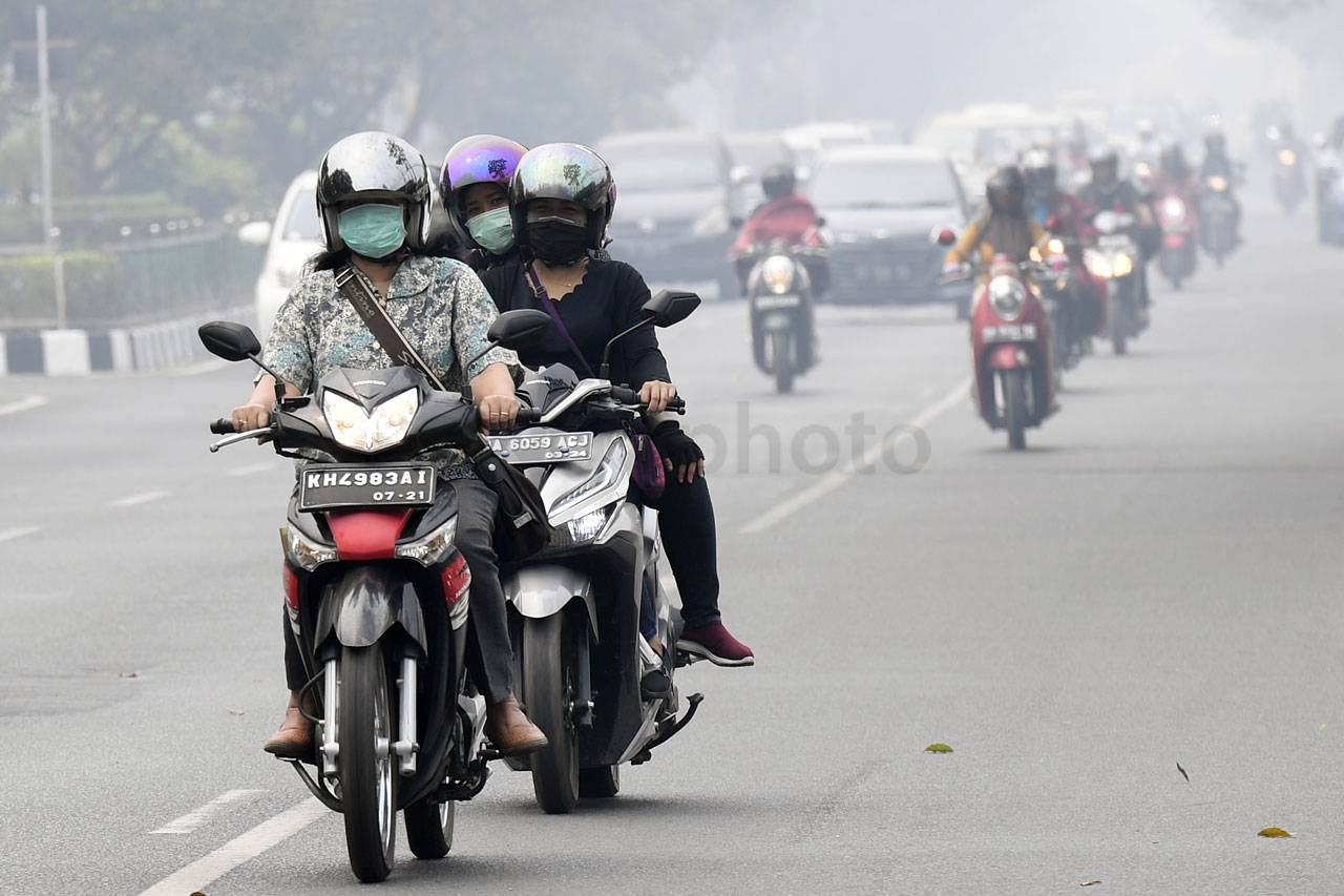 Kabut Asap di Palangka...