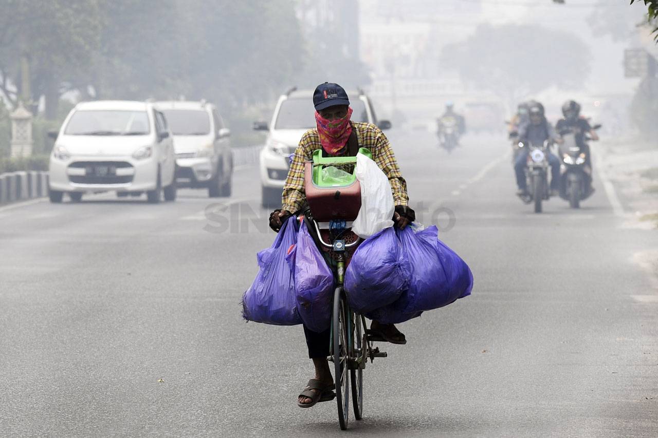 Kabut Asap di Palangka...