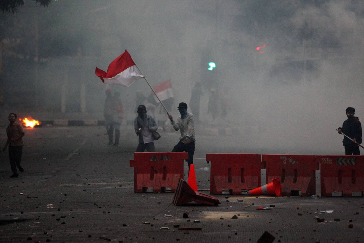 Demo Pelajar di DPR...