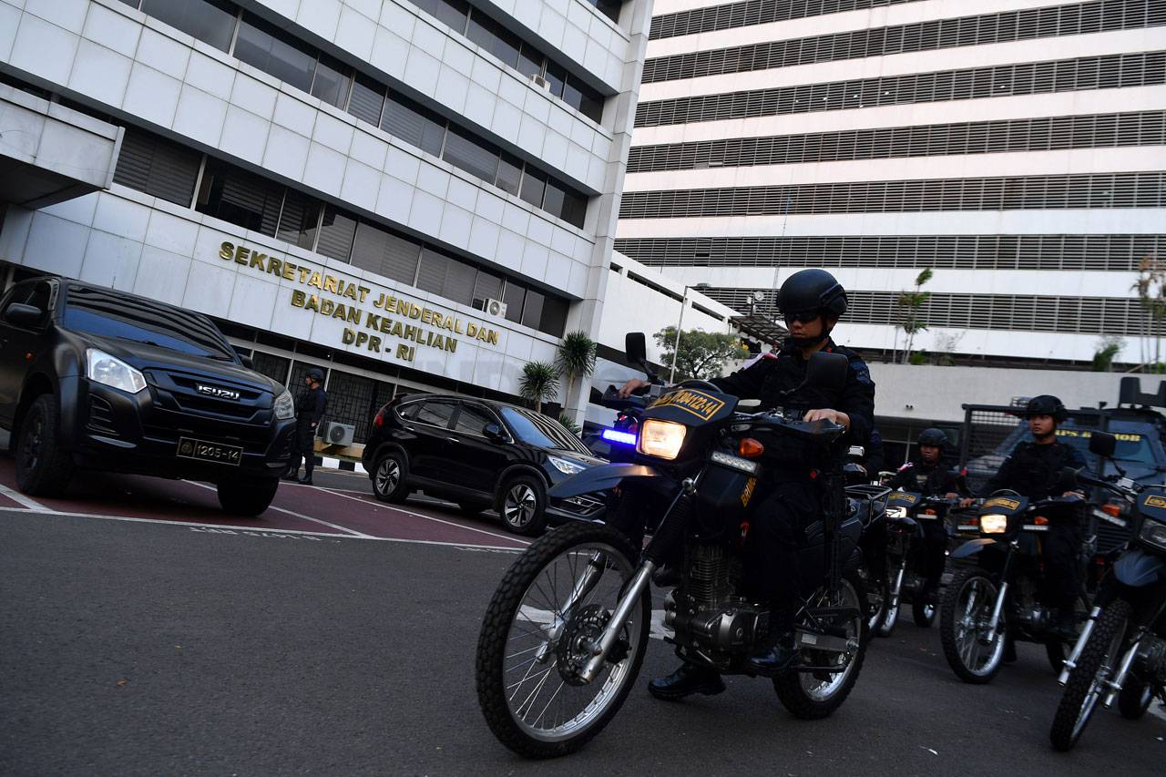 Polisi Gelar Simulasi...