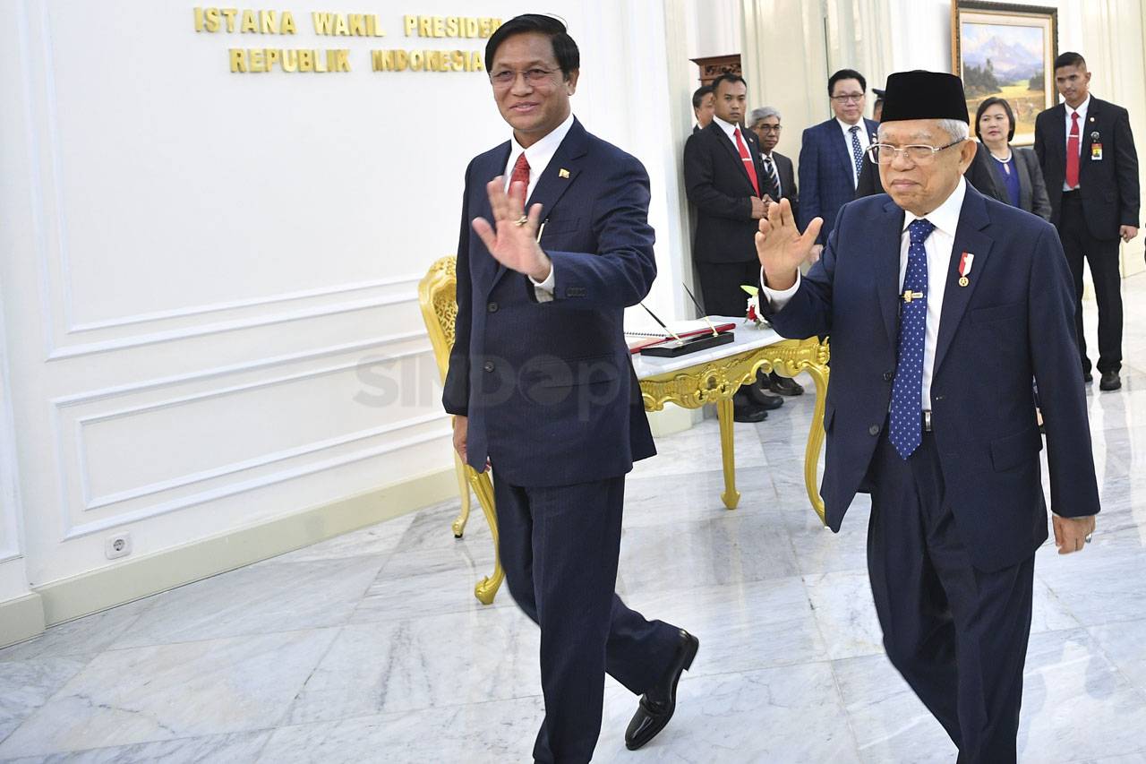 Wapres Maruf Amin Terima...