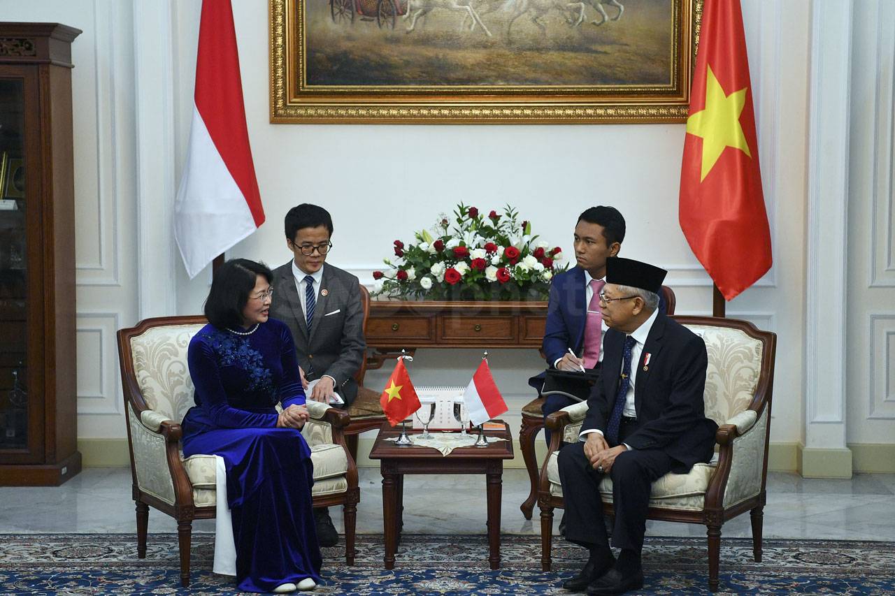 Wapres Maruf Amin Terima...