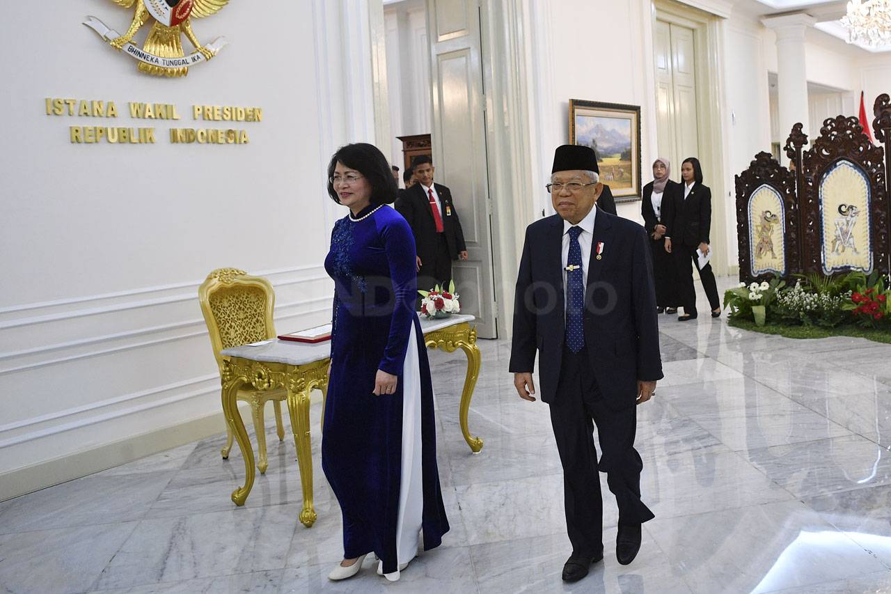 Wapres Maruf Amin Terima...