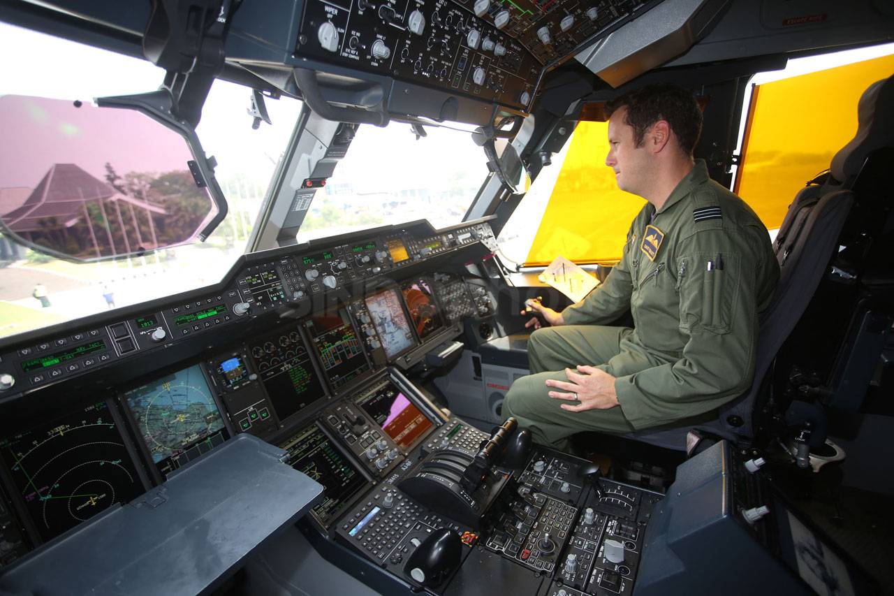 Pesawat Airbus A400M...