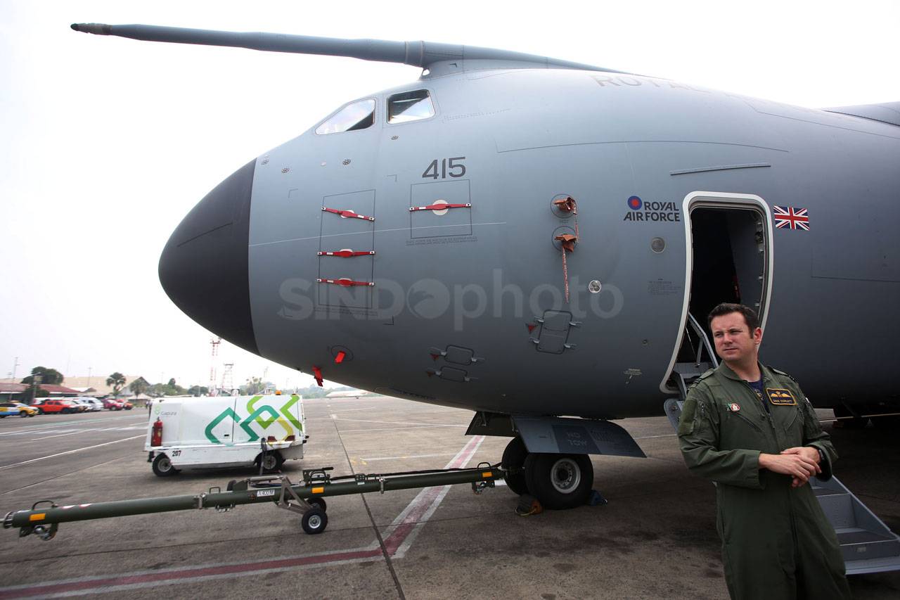 Pesawat Airbus A400M...