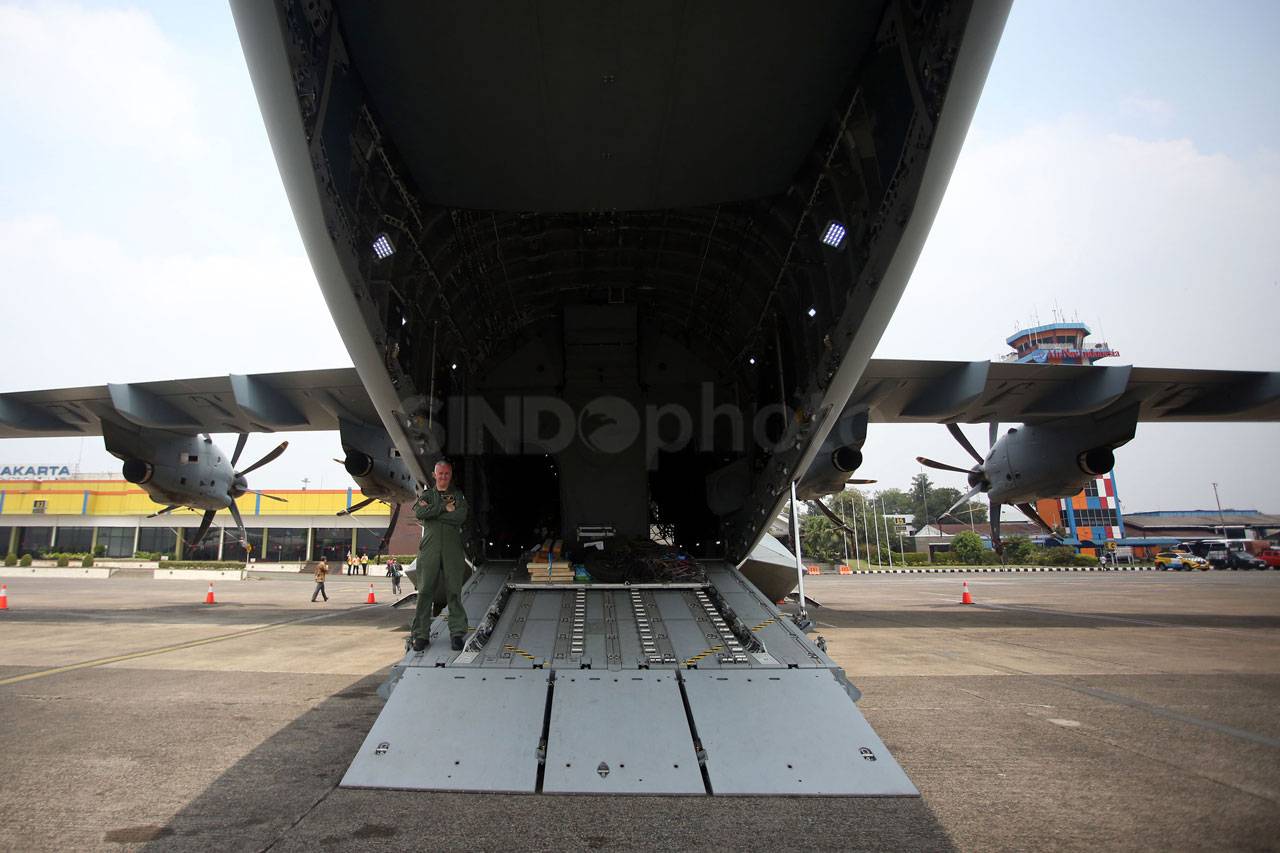 Pesawat Airbus A400M...