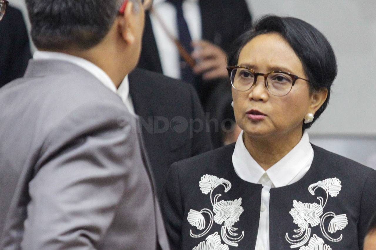 Menlu Retno Marsudi...
