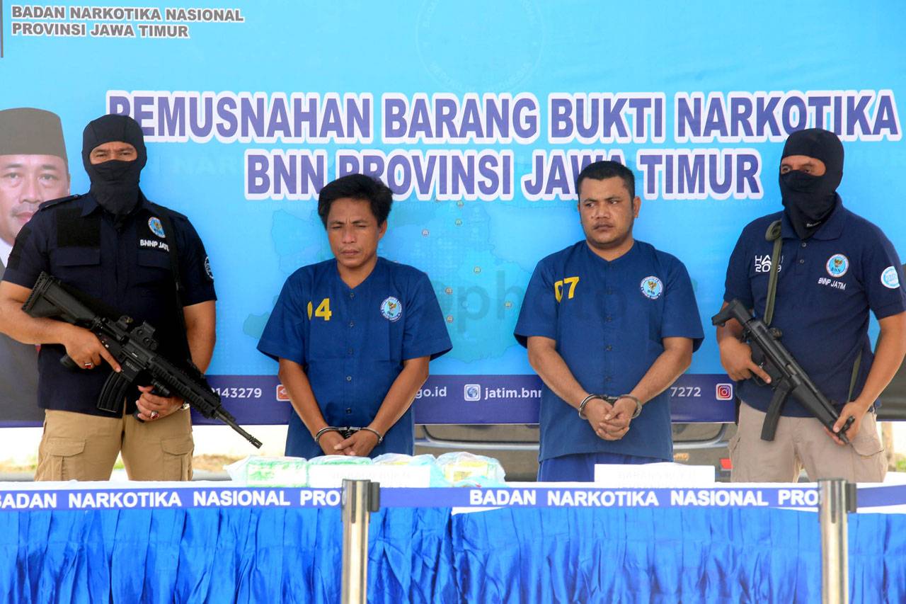 BNNP Jatim Musnahkan...