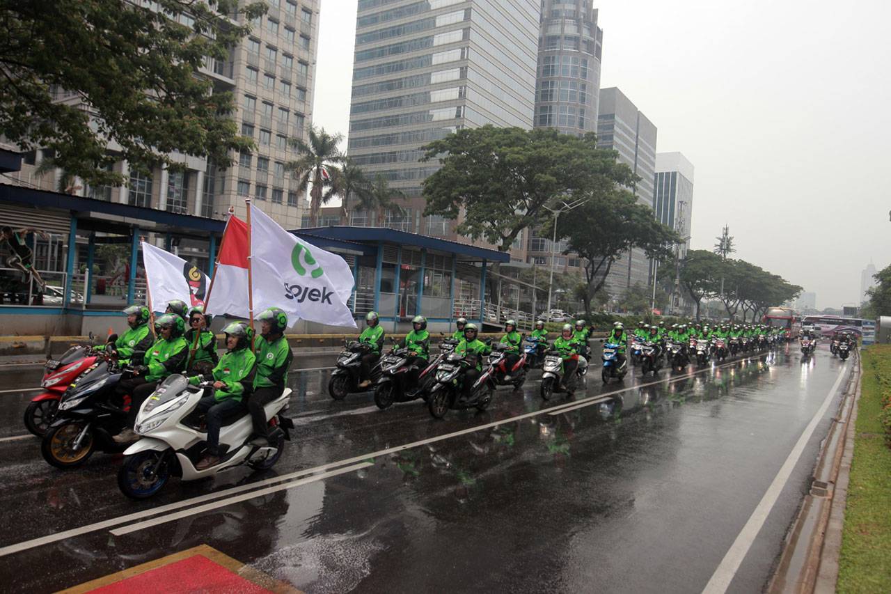 Mitra Gojek Iringi Keberangkatan...