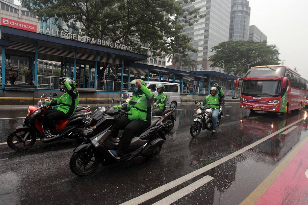Mitra Gojek Iringi Keberangkatan...