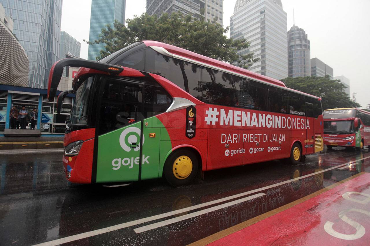 Mitra Gojek Iringi Keberangkatan...
