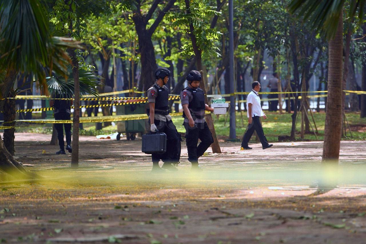 Polisi Lakukan Olah...