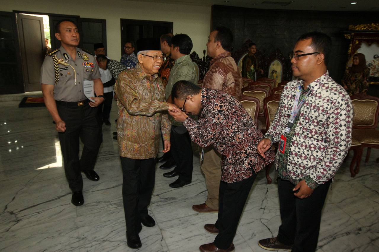 Wapres Maruf Amin Terima...