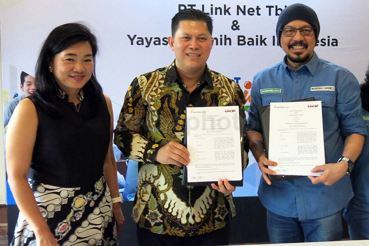 Link Net Gandeng Yayasan...