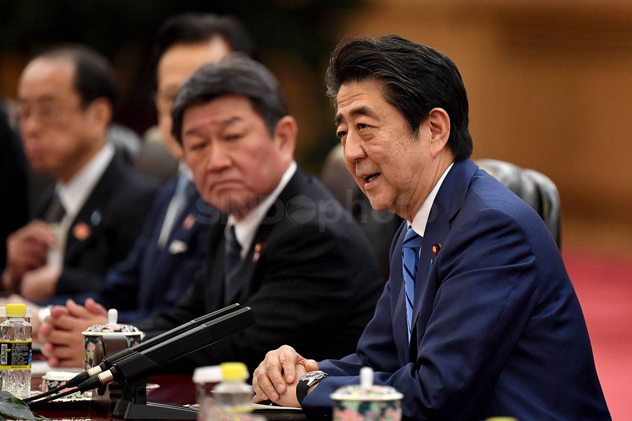 PM Jepang Shinzo Abe...