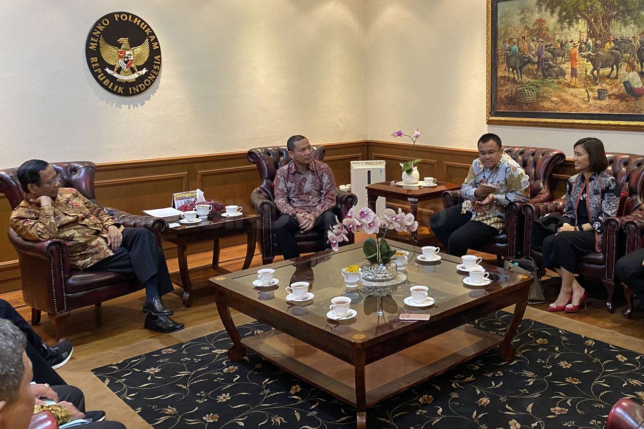 CEO Bukalapak Audiensi...
