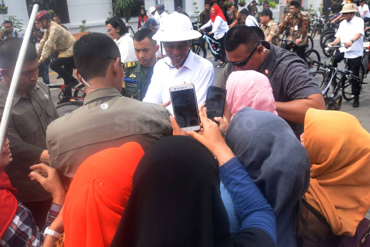 Presiden Jokowi Gowes...