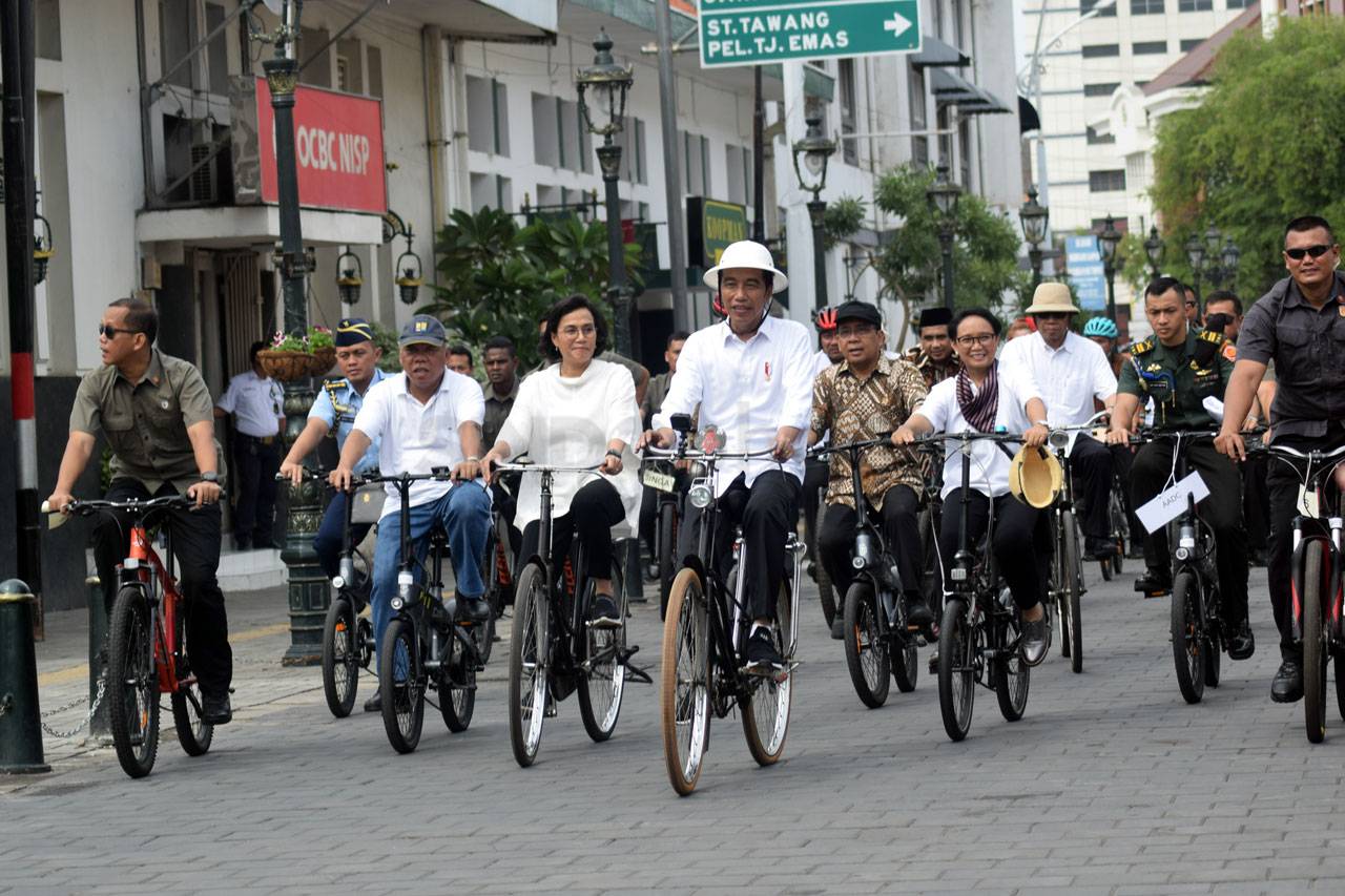 Presiden Jokowi Gowes...