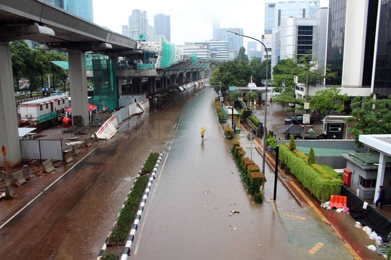 Banjir Jalan Rasuna...