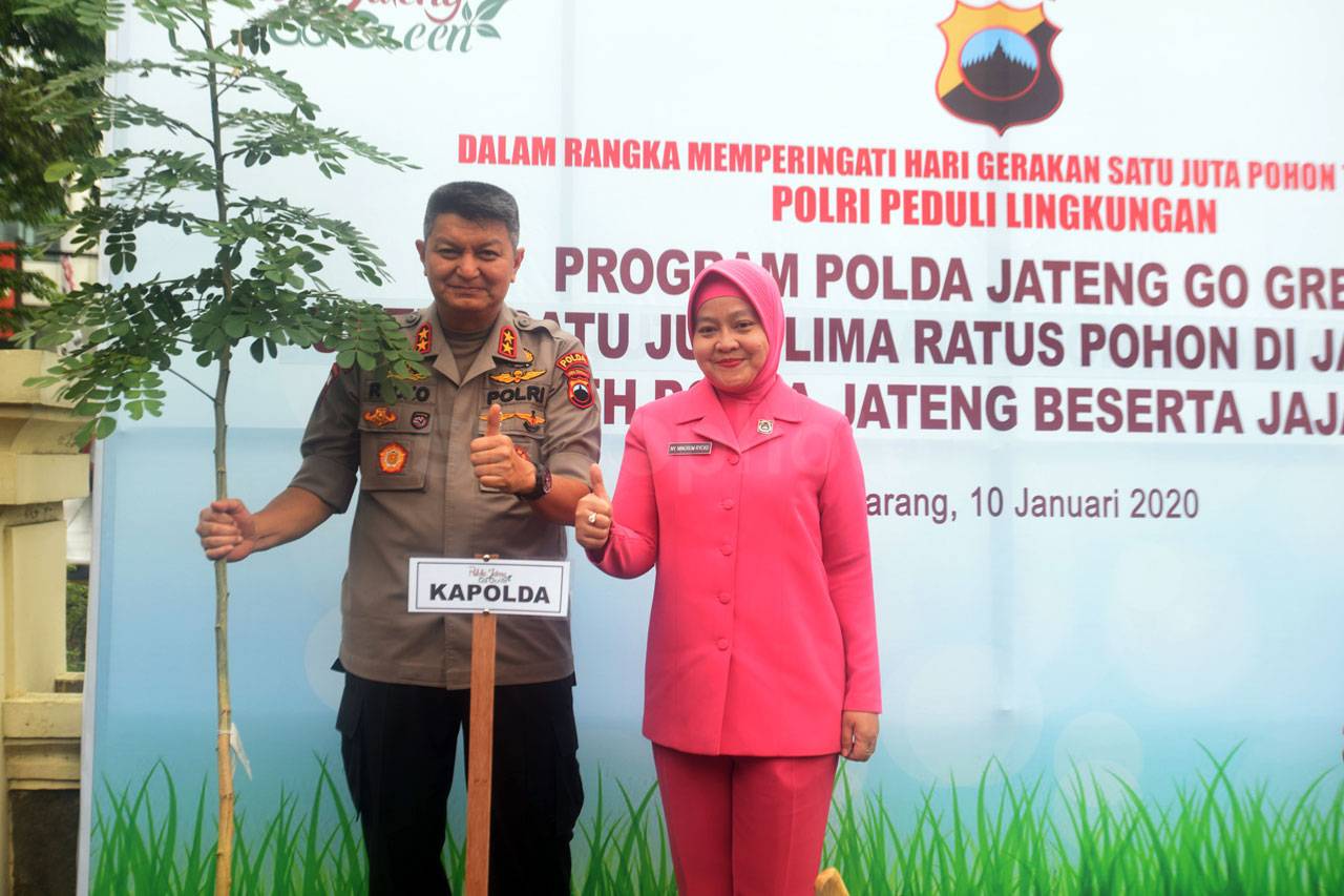 Polda Jawa Tengah Tanam...
